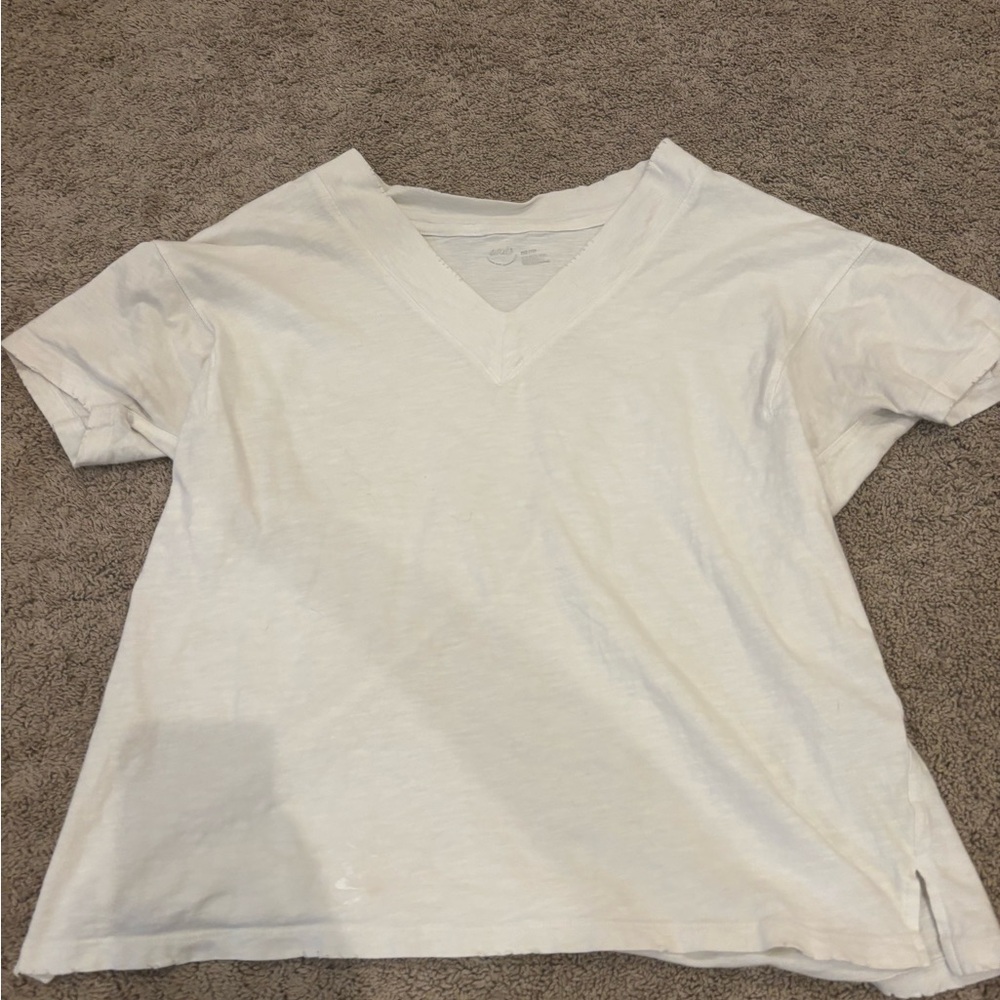 Aerie White Short Sleeve Tee